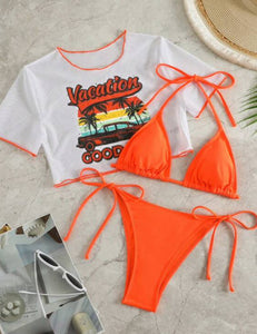 3 Piece Summer Vacay -Swim Set