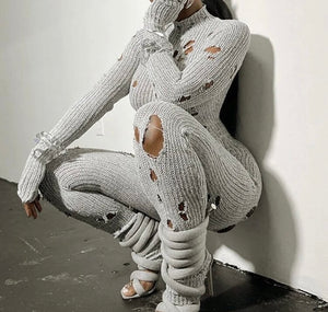 Knitted Post-Fight Jumpsuit