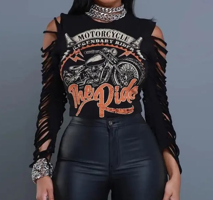 Graphic Rock Star Top