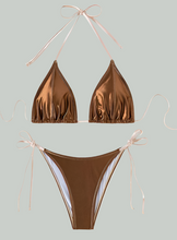 Load image into Gallery viewer, Satin Mocha Swimsuit
