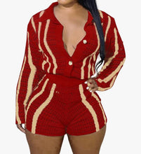Load image into Gallery viewer, Knitted Picnic Short Set
