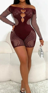 Rock Star Mesh Romper