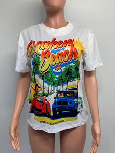 Beach Greetings Graphic T