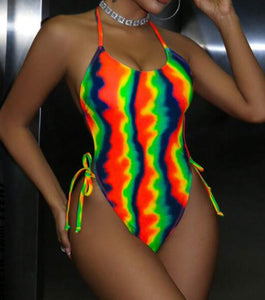 Tie Dye One-Piece Swimsuit