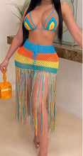 Charger l&#39;image dans la galerie, Multi Colored Knit Swimsuit
