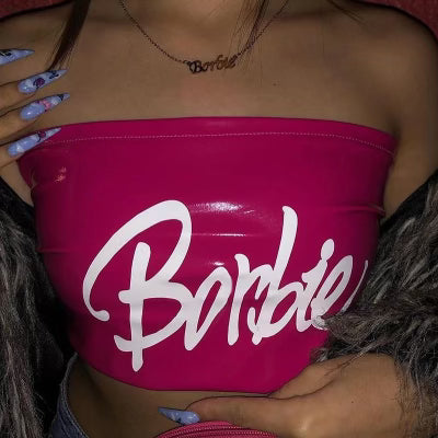 Barbie logo tube top on sale