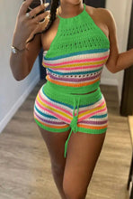 Charger l&#39;image dans la galerie, Plus Size Summertime Knitted Short Set
