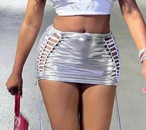 Hollowed Out Chrome Skirt