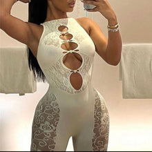 Load image into Gallery viewer, Mesh Lace Jumpsuit
