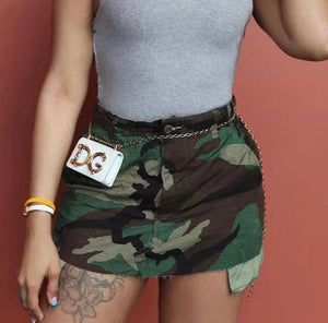 Camo Mini Skirt